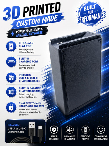 Custodia batteria usbc per - usbc,
